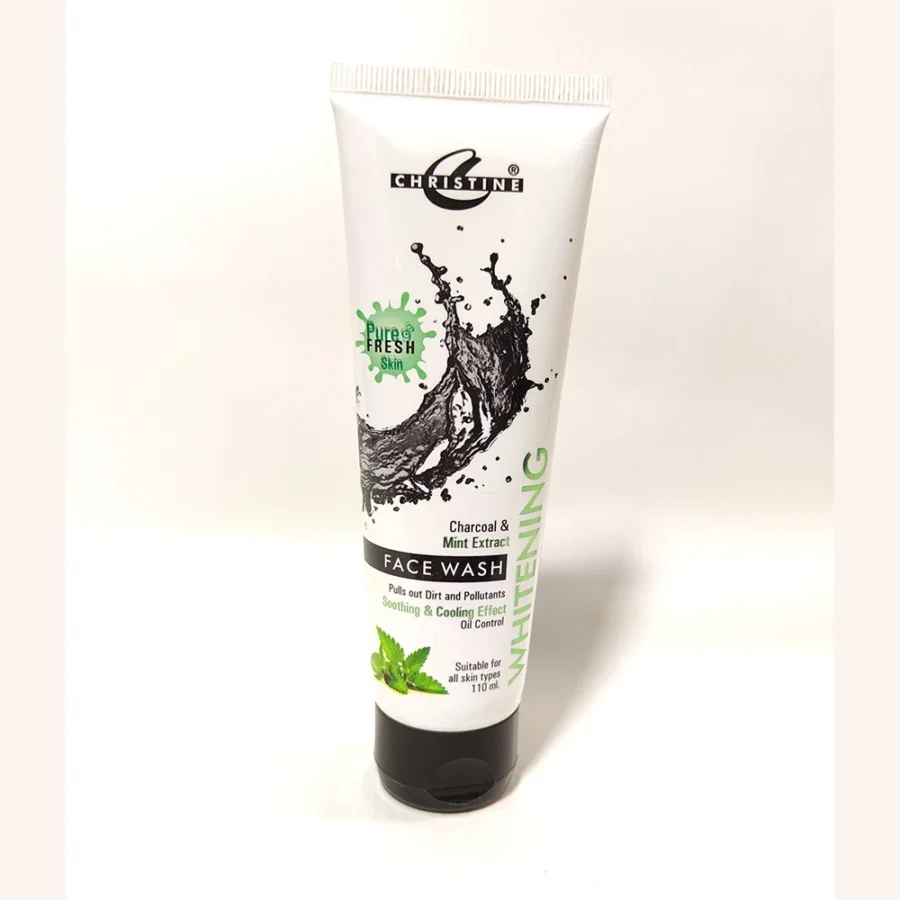 Christine-Whitening-Face-Wash-Charcoal-&-MInt-Extract