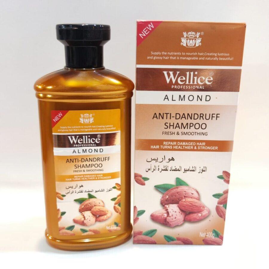 Wellice Almond Anti-Dandruff Shampoo 400g